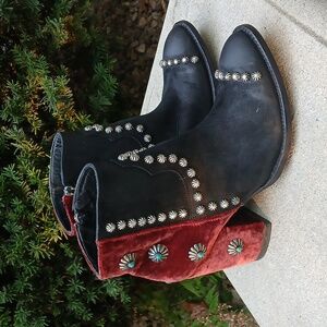 Double D by Old Gringo Tahoma Black Wine Sz 9